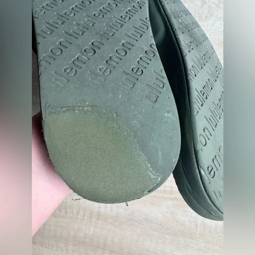 lululemon athletica mens greens slide sandals
